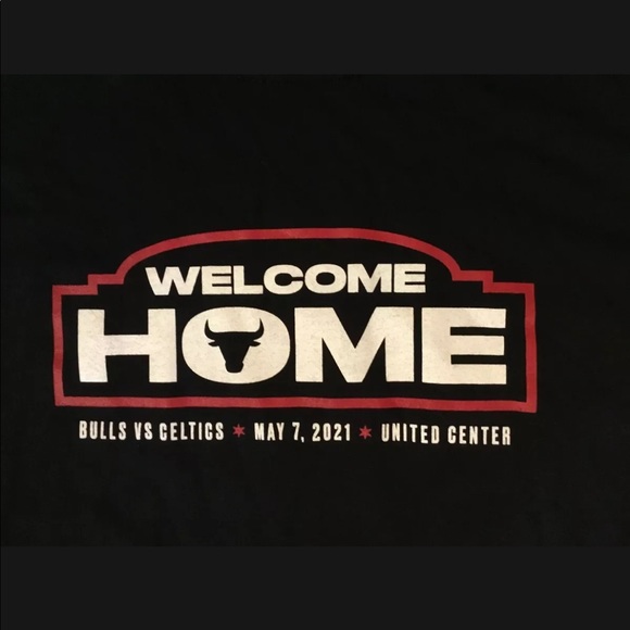Chicago Bulls Welcome Home T Shirt Large 5/7/21 SGA Celtics NEW May 7 2021 Tee - Picture 2 of 4